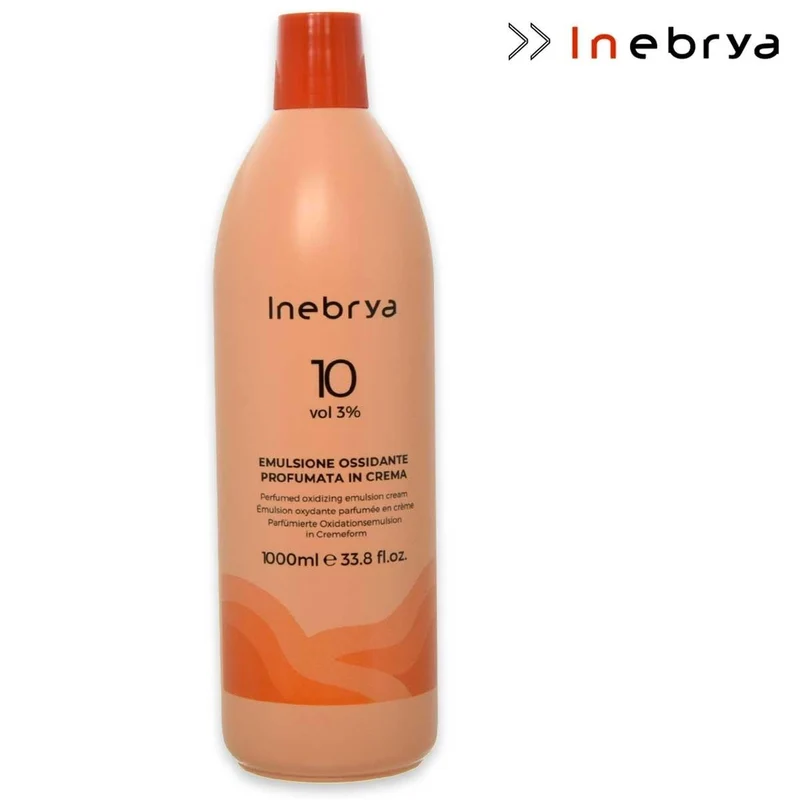 Inebrya Emulsion crema ossidante 1000ml 3% 10 vol — Ossidante