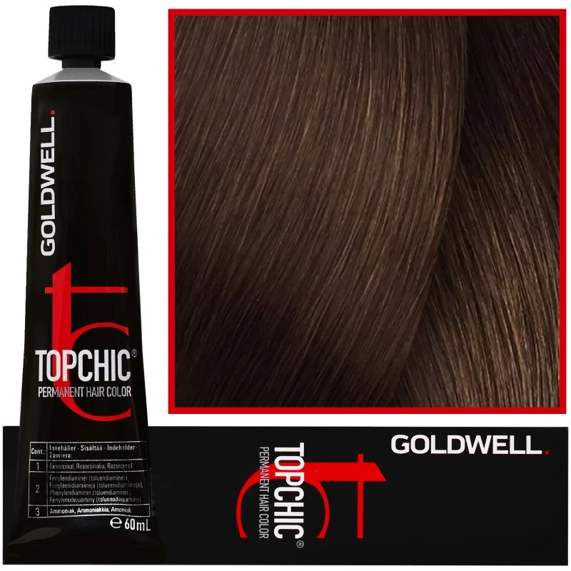 Goldwell Topchic 6-NA Biondo cenere naturale scuro 60 ml — Tinta per capelli