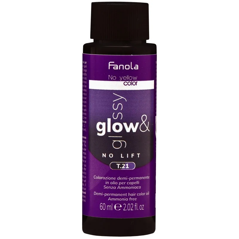Fanola No Yellow Glow&Glossy Toner 60ml T.21 — Toner capelli