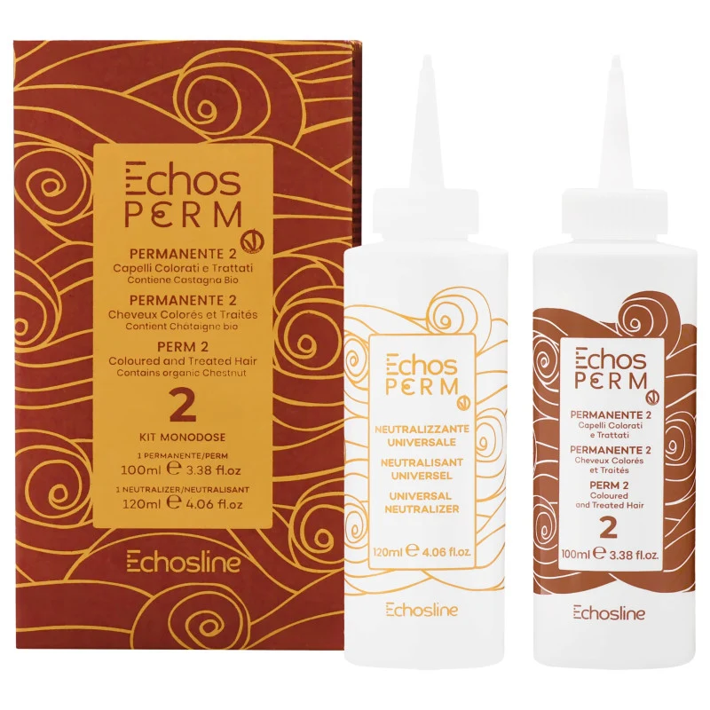 Echosline Echos Perm P2 Kit per permanente colorati 100ml+120ml — Kit permanente