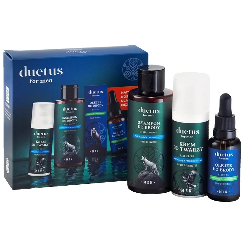 Duetus Set per la cura della barba 145ml+50ml+30ml — Set barba