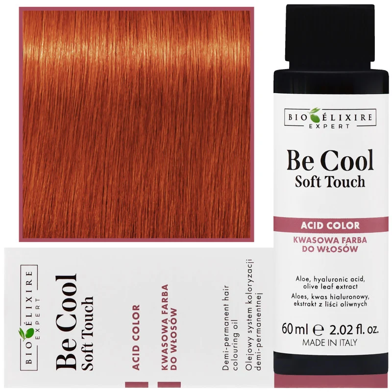 Bioélixire Be Cool Soft Touch 8.44 Biondo rame chiaro intenso 60ml — Tintura per capelli