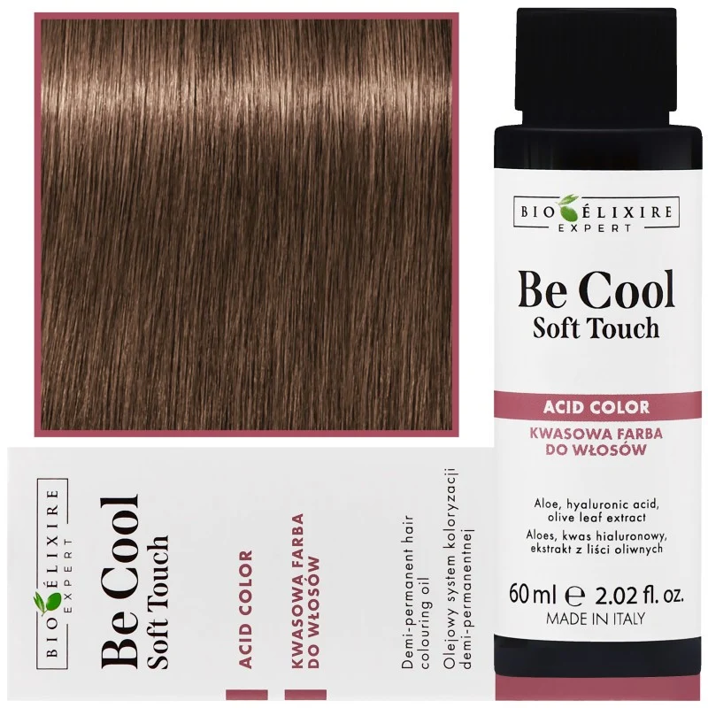 Bioélixire Be Cool Soft Touch 8.7 Biondo castano chiaro 60ml — Tinta per capelli