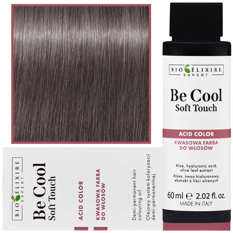 Bioélixire Be Cool Soft Touch 8.1 Biondo cenere chiaro 60ml — Tinta per capelli
