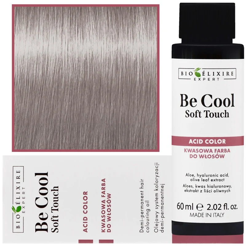 Bioélixire Be Cool Soft Touch 10.1 Biondo cenere platino 60ml — Tinta per capelli