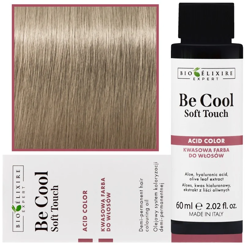 Bioélixire Be Cool Soft Touch 9.13 Biondo cenere dorato chiarissimo 60ml — Tinta per capelli
