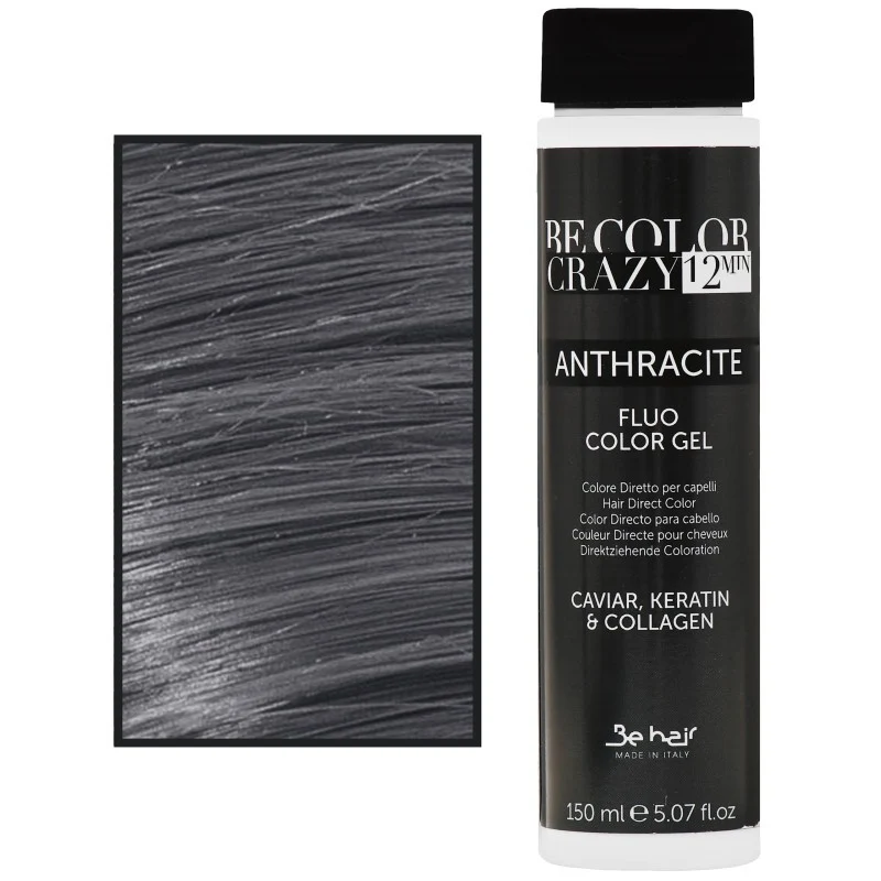 Be Hair Be Color Crazy Gel Toner per Capelli 150ml Antracite — Toner capelli