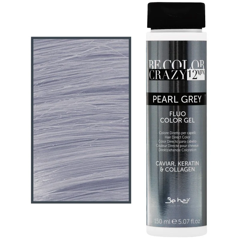 Be Hair Be Color Crazy Gel Toner per Capelli 150ml Grigio Perla — Toner capelli