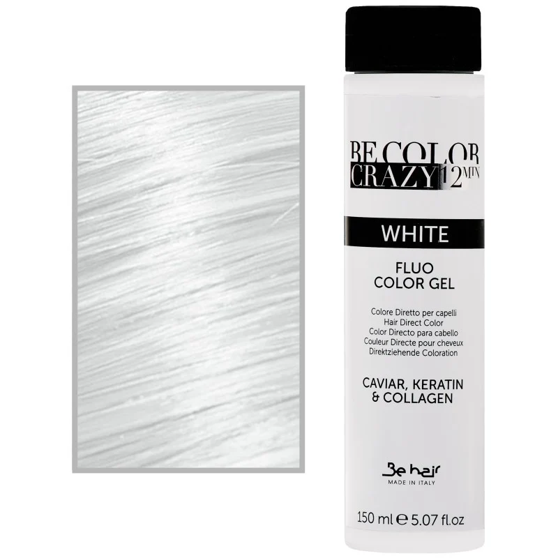 Be Hair Be Color Crazy Gel Hair Toner 150ml Bianco — Toner capelli