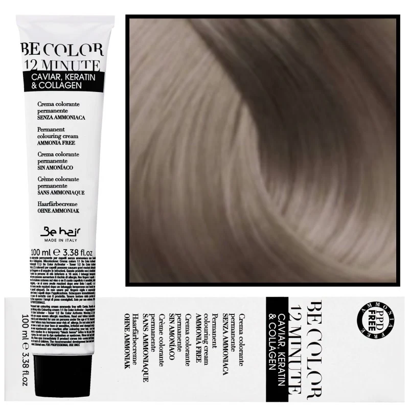 Be Hair Be Color 12 minuti 100ml 7,8 Biondo medio beige — Tinta per capelli