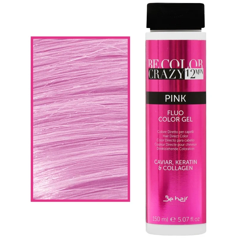 Be Hair Be Color Crazy Gel Hair Toner 150ml Rosa — Toner capelli
