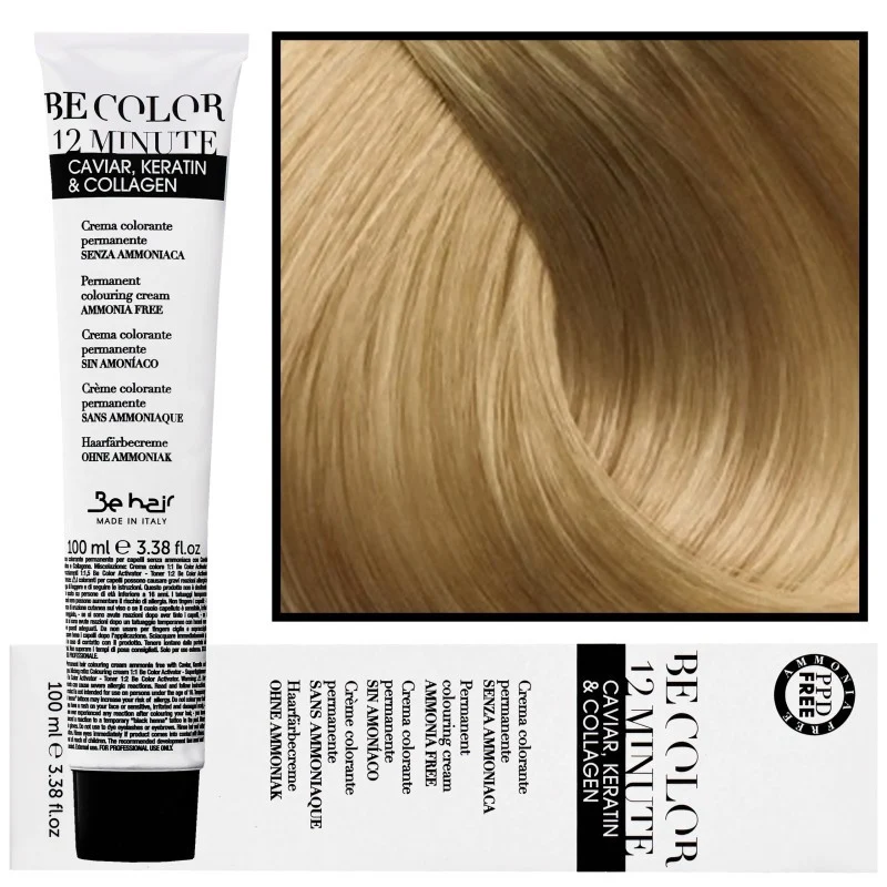 Be Hair Be Color 12 minuti 100ml 9,7 Biondo chiarissimo castano — Tinta per capelli
