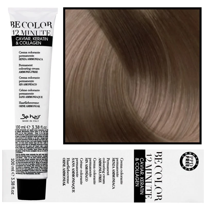 Be Hair Be Color 12 minuti 100ml 6,7 Biondo scuro castano — Tinta per capelli