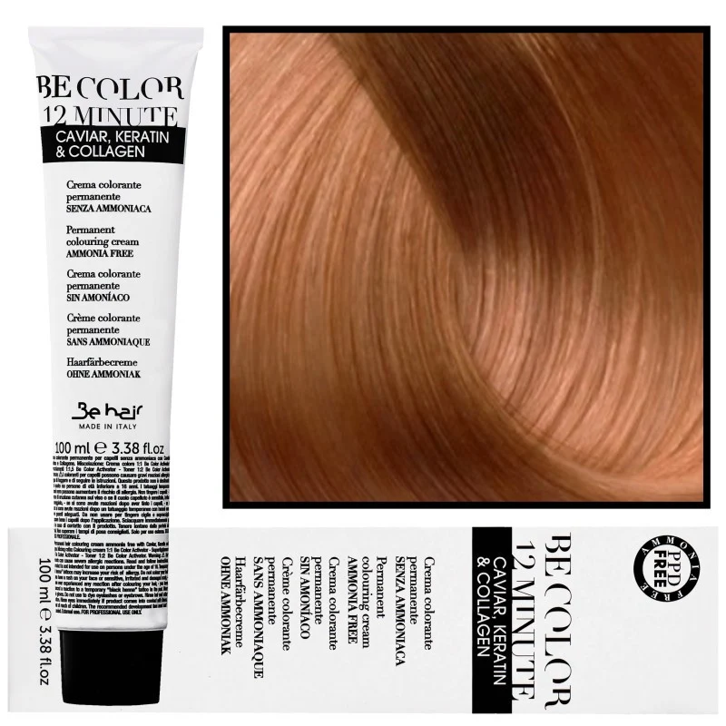 Be Hair Be Color 12 minuti 100ml 8,4 Biondo chiaro ramato — Tinta per capelli