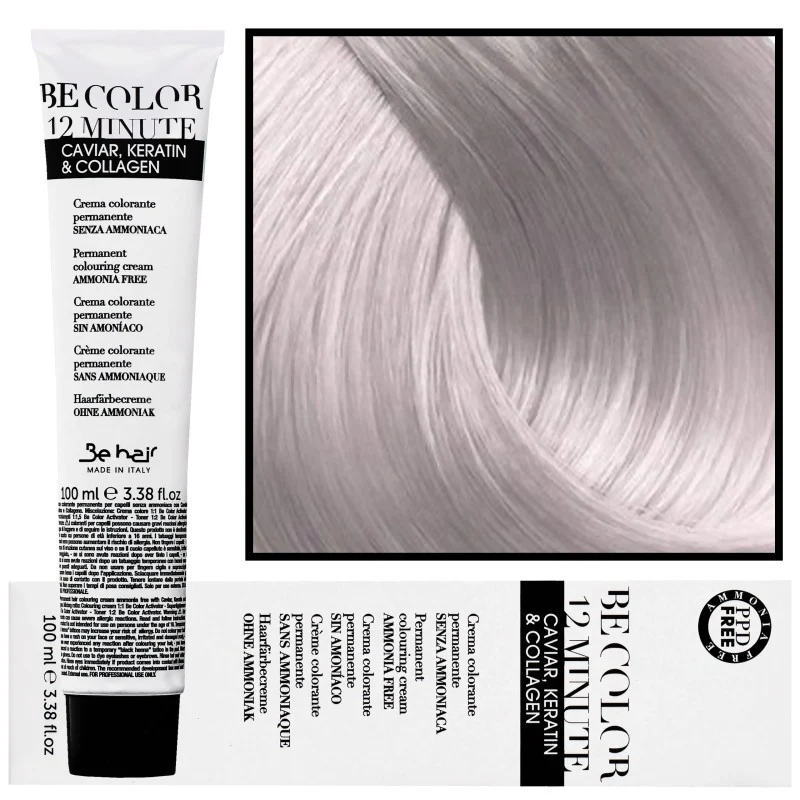 Be Hair Be Color 12 Minuti 9,8 Biondo Chiarissimo Beige 100 ml — Colore Capelli
