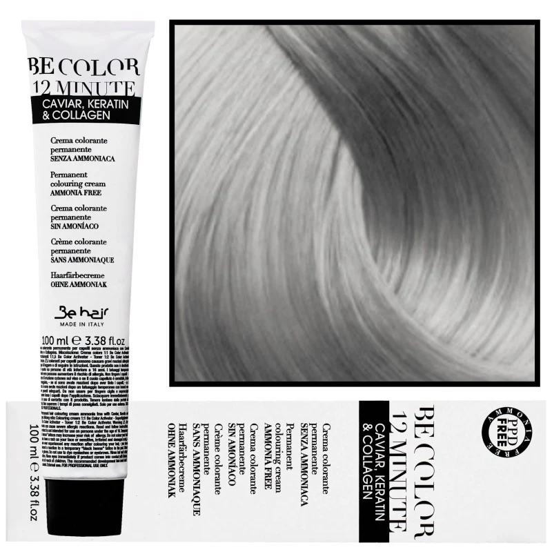 Be Hair Be Color 9,1 Biondo Cenere Chiarissimo 100 ml — Tintura Capelli