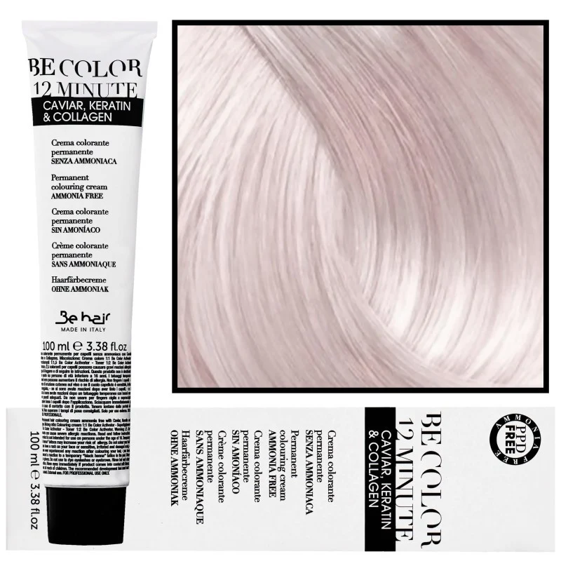 Be Hair Be Color Tintura 12 minuti 11,1 Biondo Platino Cenere 100 ml — Tinta per capelli