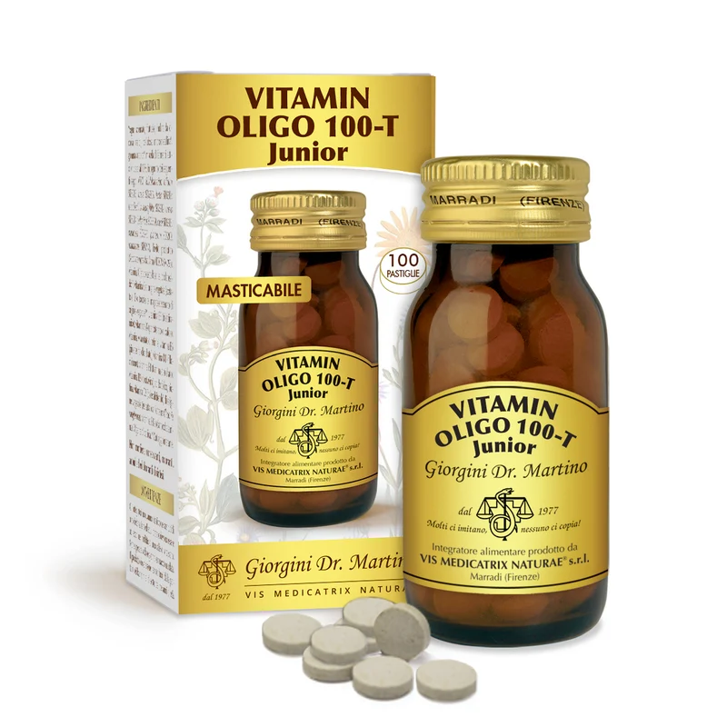 Dr Giorgini Vitamin Oligo 100-T Junior 50 g — Pastiglie