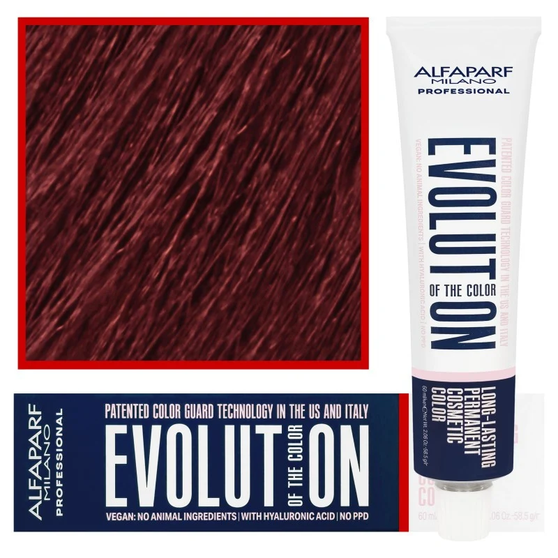Alfaparf Evolution 6.6 Biondo Rosso Scuro 60 ml — Tinta per capelli