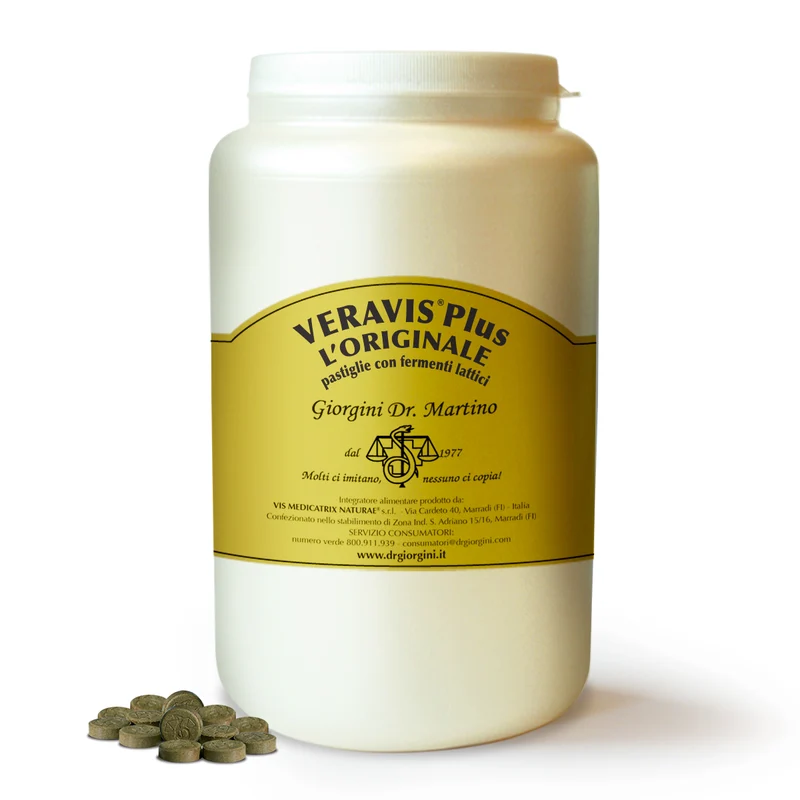 Dr Giorgini Veravis Plus L'Originale Pastiglie Fermenti Lattici 1 kg — Integratore