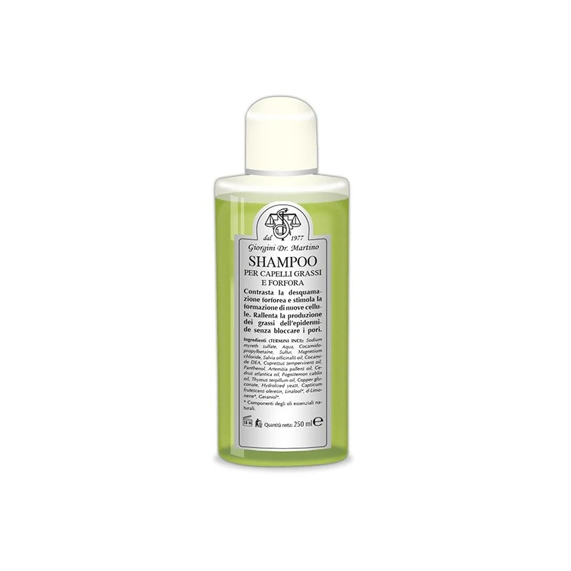 Dr Giorgini Shampoo per capelli grassi e forfora 250 ml — Shampoo