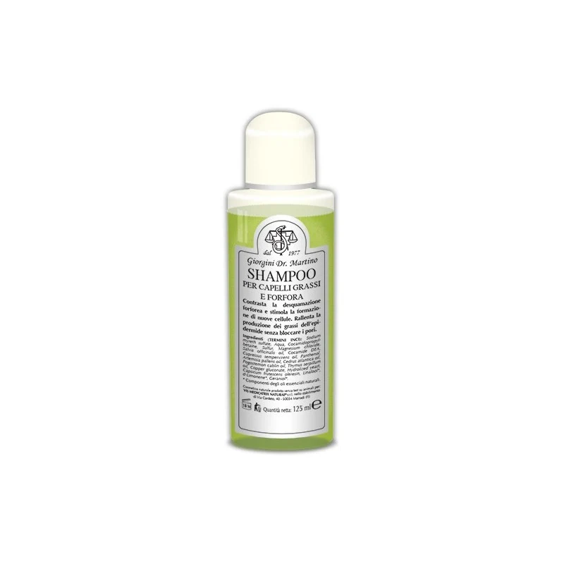 Dr Giorgini Shampoo per capelli grassi e forfora 125 ml — Shampoo