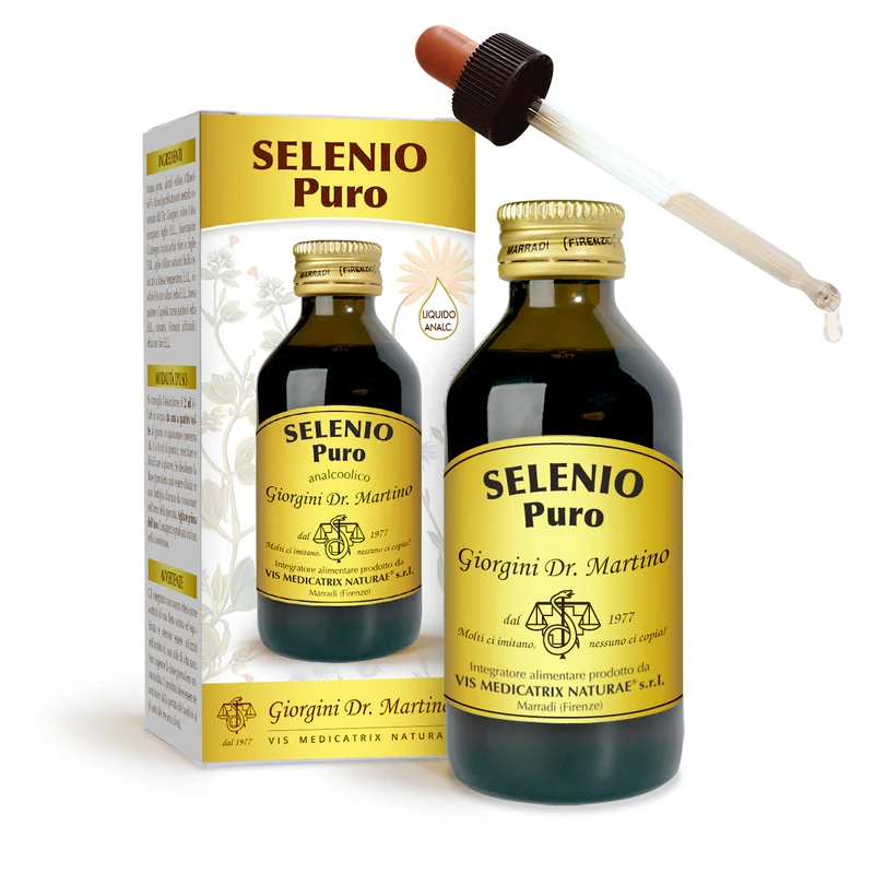 Dr Giorgini Selenio Puro Liquido Analcoolico 100 ml — Integratore liquido
