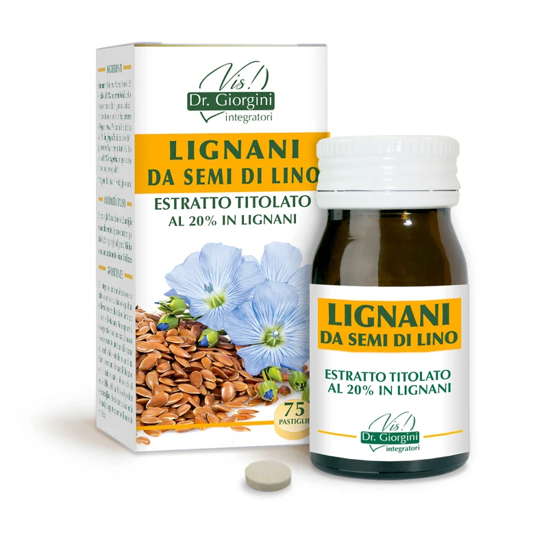 Dr Giorgini Lignani Semi Di Lino Est. Tit. 30 g Pastiglie 400 Mg — Integratore