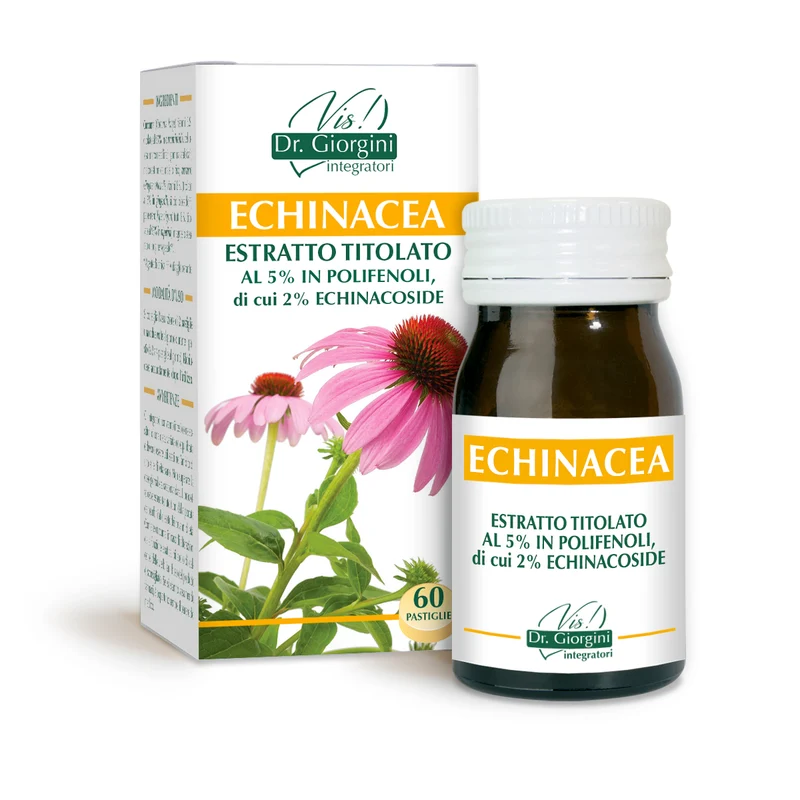 Dr Giorgini Echinacea Estratto Titolato 30 g Pastiglie 500 Mg — Integratore