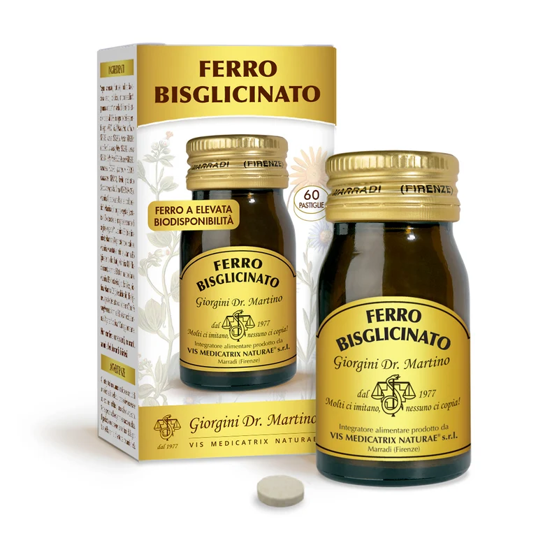 Dr Giorgini Ferro Bisglicinato 30 g Pastiglie 500 Mg — Integratore