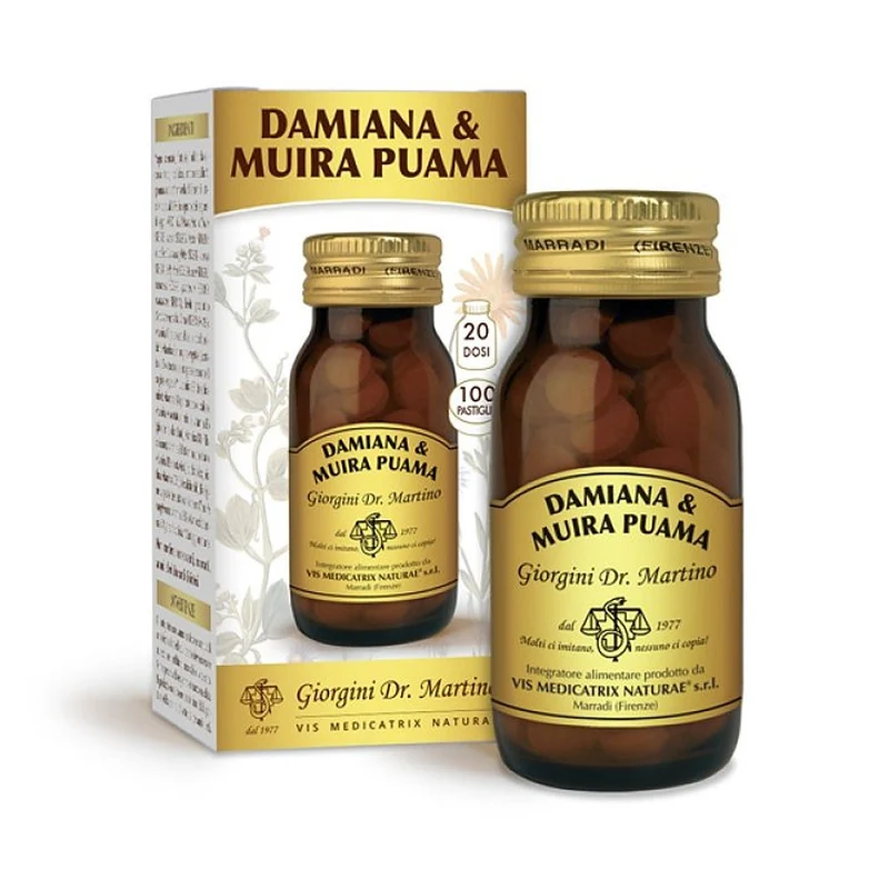 Dr Giorgini Damiana Muira Puama 200 g Pastiglie 500 Mg — Integratore