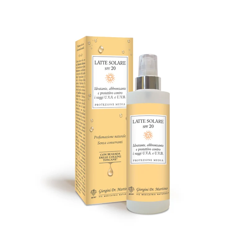 Dr Giorgini Latte Solare Spf 20 250 ml — Latte solare