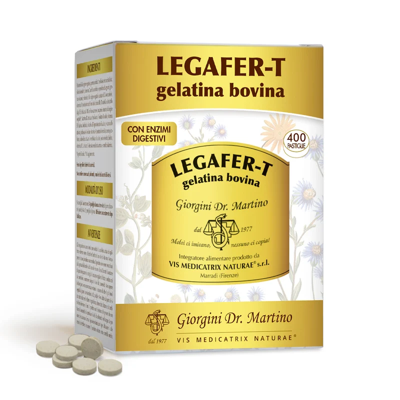 Dr Giorgini Legafer-T Gelatina Bovina 200 g Pastiglie 500 mg — Integratore
