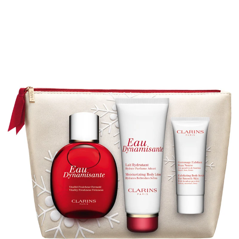 Eau Dynamisante Confezione 100 ML Acqua Profumata + 100 ML Body Cream + 30 ML Esfoliante Corpo