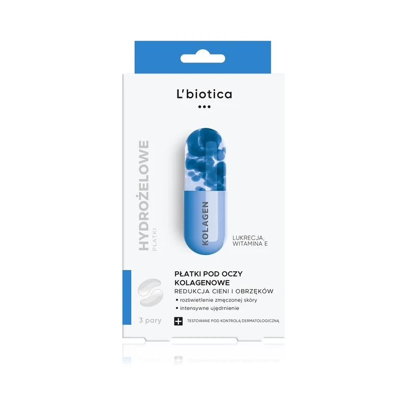 L'biotica Masks Maschera al collagene contorno occhi 3×2 pezzi — Maschera contorno occhi