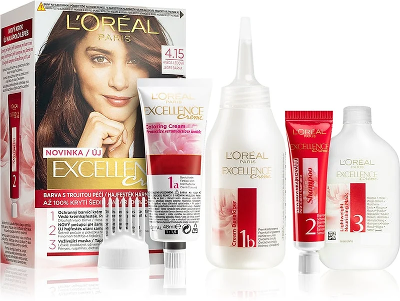 L'Oréal Paris Eccellenza Crema tinta per capelli colore 4.15 — Tinta capelli