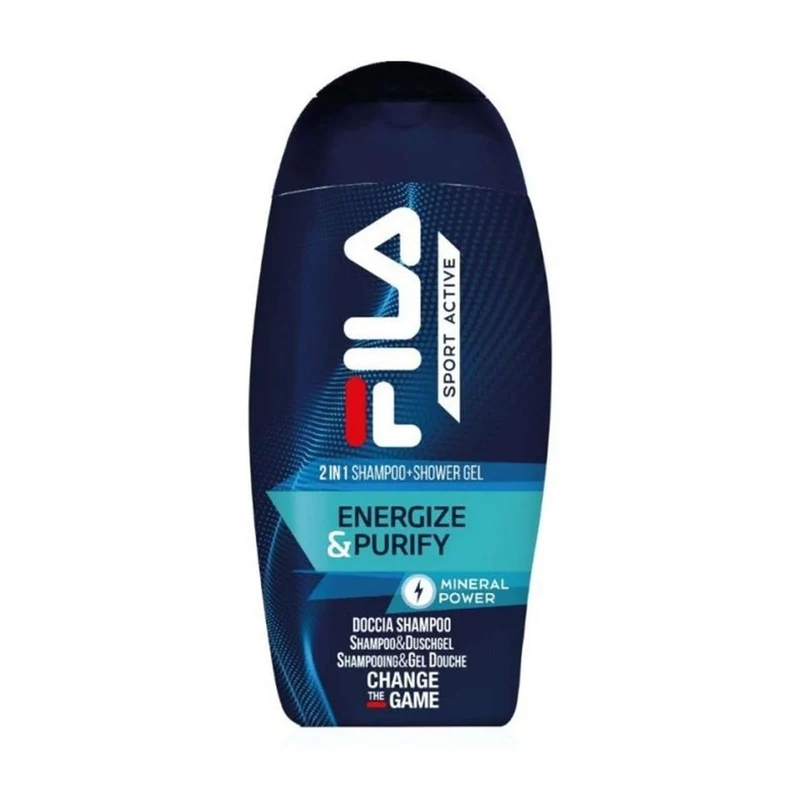 Fila Sport Active Energize E Purify Doccia Shampoo 250 ml — Doccia shampoo