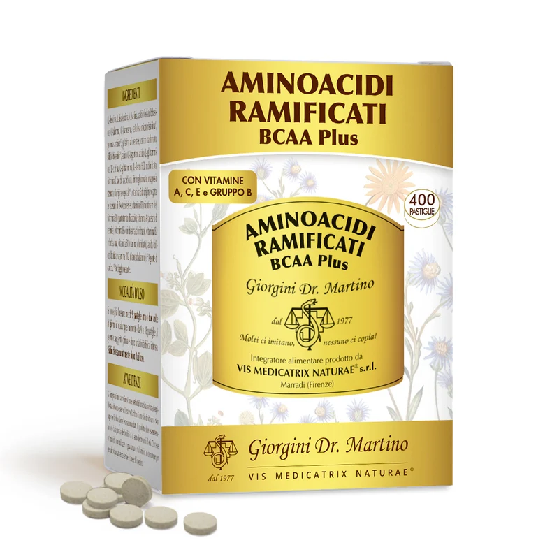 Dr Giorgini Aminoacidi Ramificati Bcaa Plus 200 g Pastiglie 500 Mg — Integratore