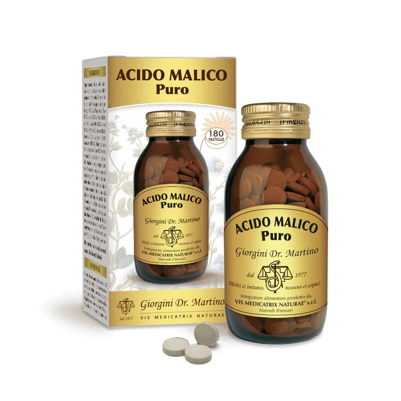 Dr Giorgini Acido Malico Puro 90 g Pastiglie 500 Mg — Integratore