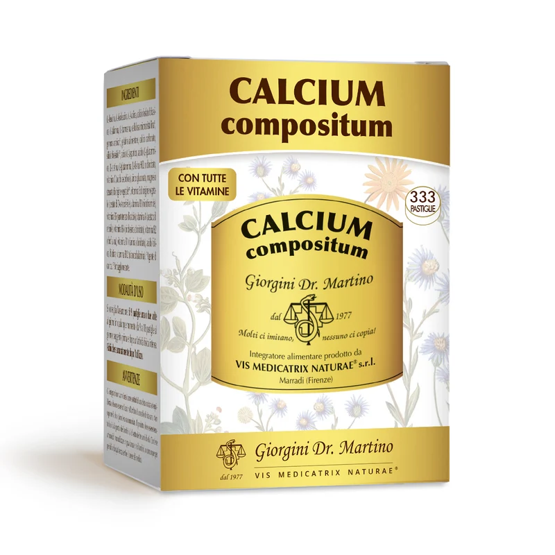Dr Giorgini Calcium Compositum 200 g Pastiglie 600 Mg — Integratore