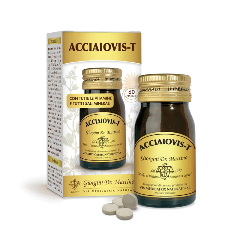 Dr Giorgini Acciaiovis-T 30 g Pastiglie 500 mg — Integratore