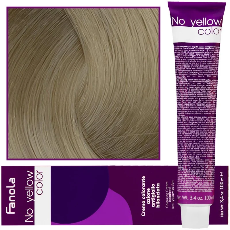 Fanola No Yellow Color 8 Ice 100 ml — Tinta per capelli