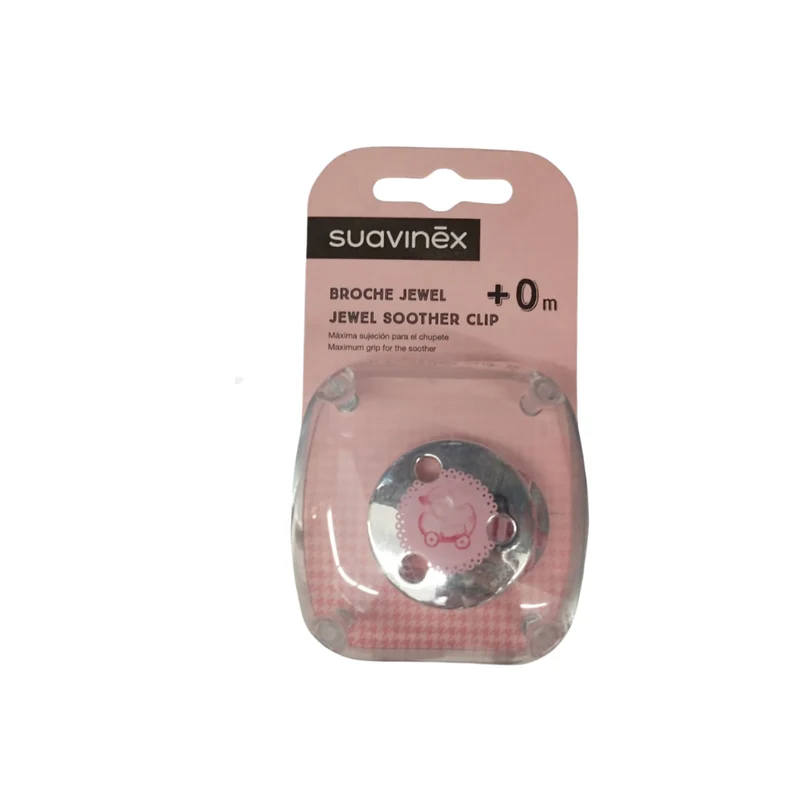 Suavinex Broche Jewel Soother Clip +0m — Accessorio per bambini
