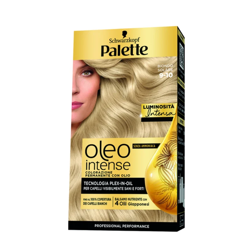 OneBioShop Schwarzkopf Palette Oleo Intense 9-10 Biondo Solare — Colorante capelli