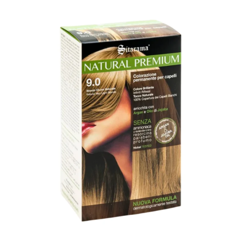 Sitarama Naturidea 9.0 Biondo Chiarissimo Naturale — Colorazione Permanente