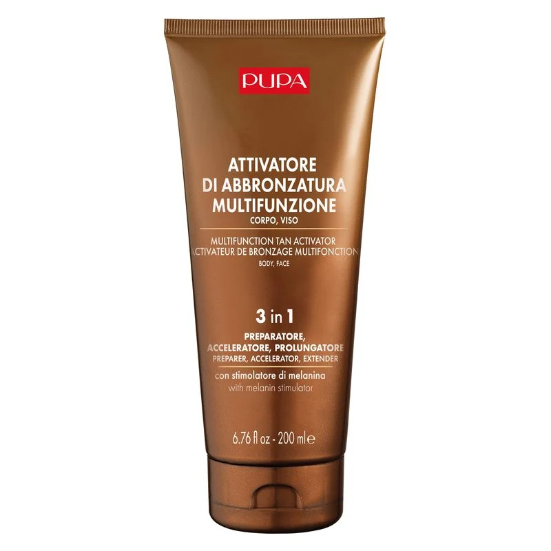 Pupa Attivatore Di Abbronzatura Multifunzione Corpo Viso 200 ml — Protezione solare