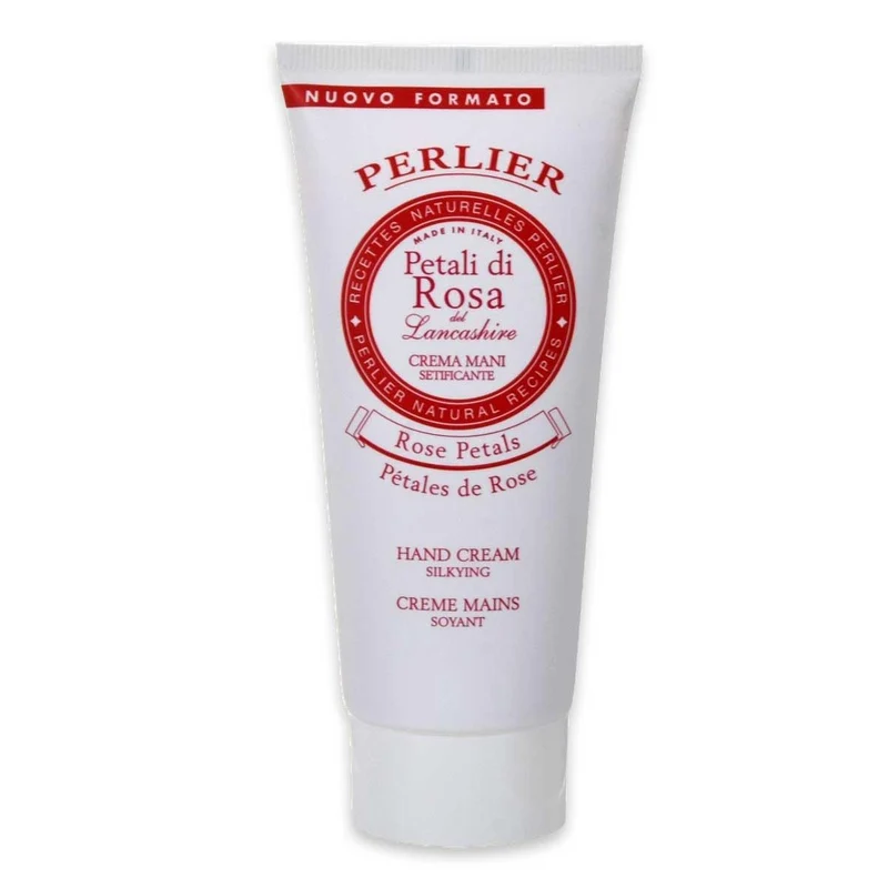 Perlier Crema Mani Setificante Petali Di Rosa Del Lancashire 100 ml — Crema mani