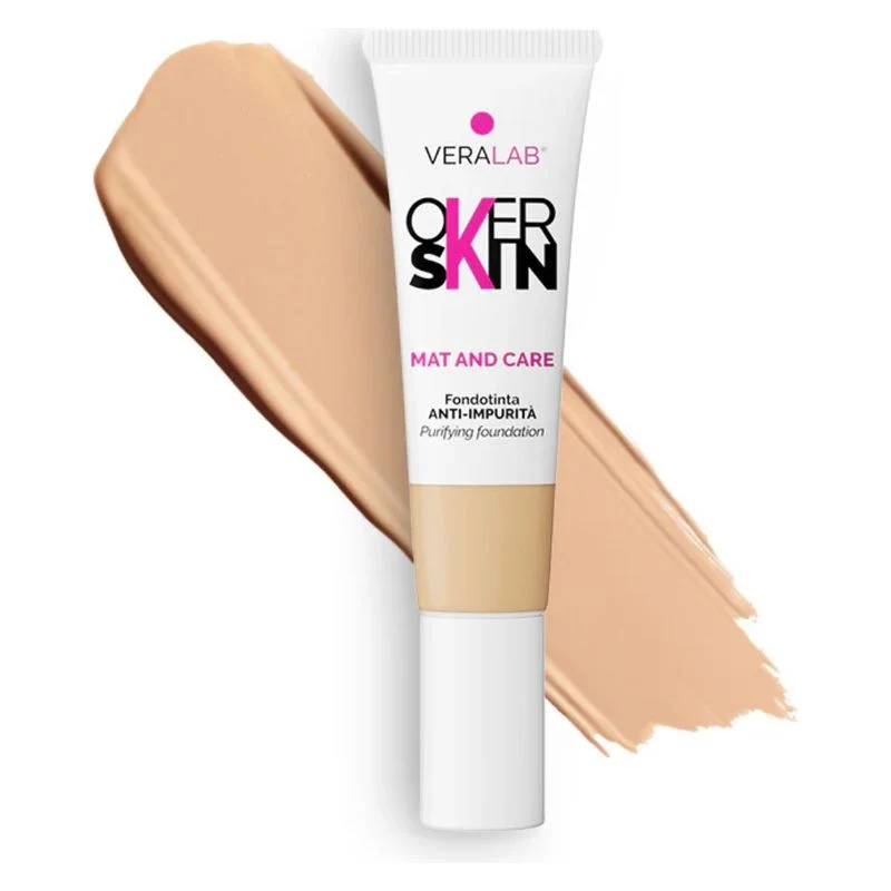 Overskin Mat And Care Fondotinta 5,5 Caramel 30 ml — Fondotinta