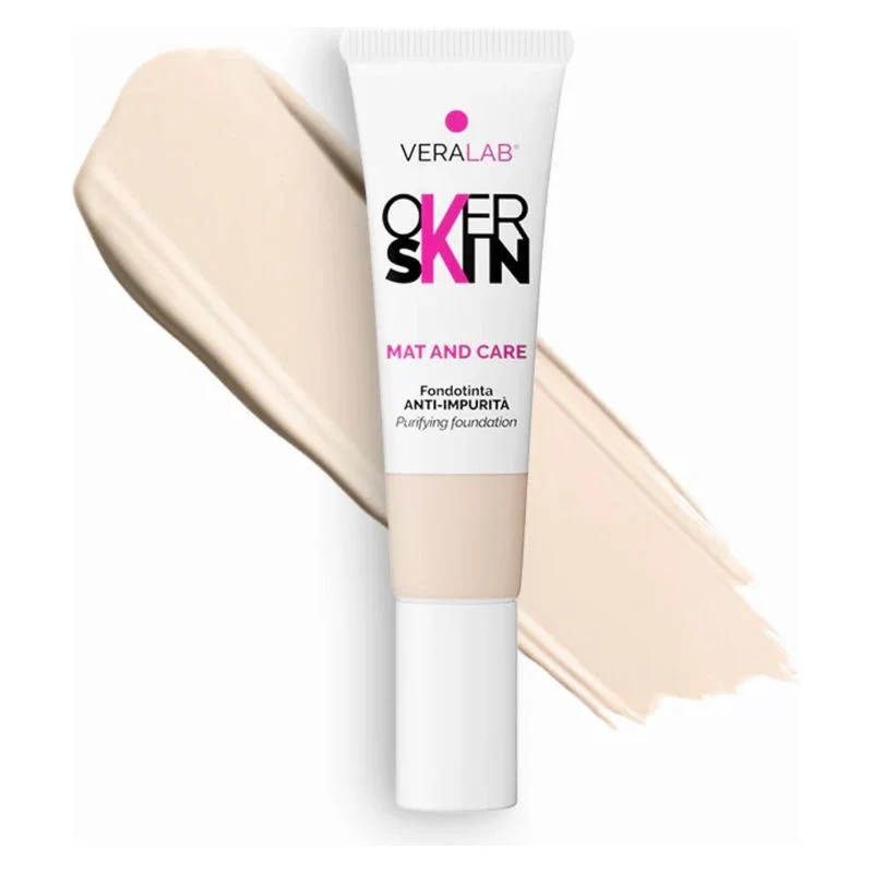Overskin Mat And Care Fondotinta 0,5 Fair 30 ml — Fondotinta