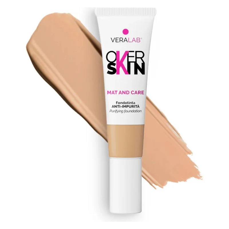 Overskin Mat And Care Fondotinta 07 Warm 30 ml — Fondotinta